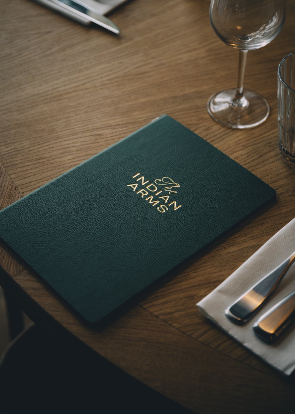Couverture du menu The Indian Arms